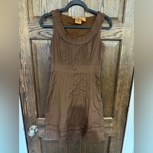Tory Burch Chocolate Brown Sleeveless Dress